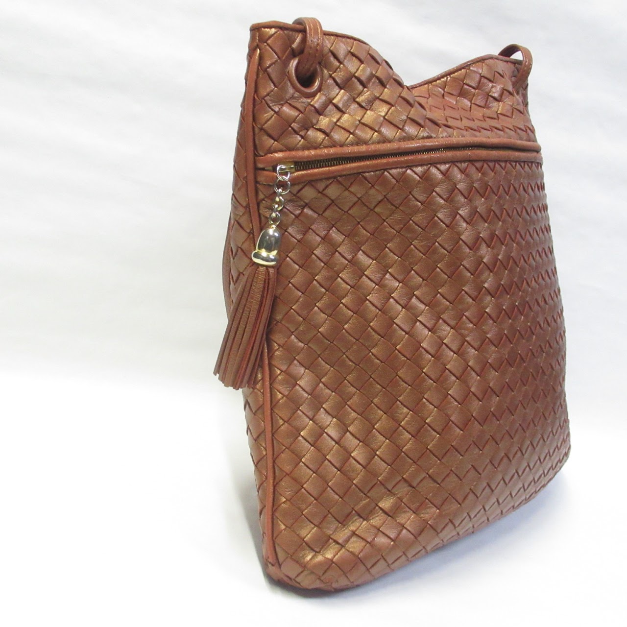 Bottega Veneta Intrecciato Leather Shoulder Bag