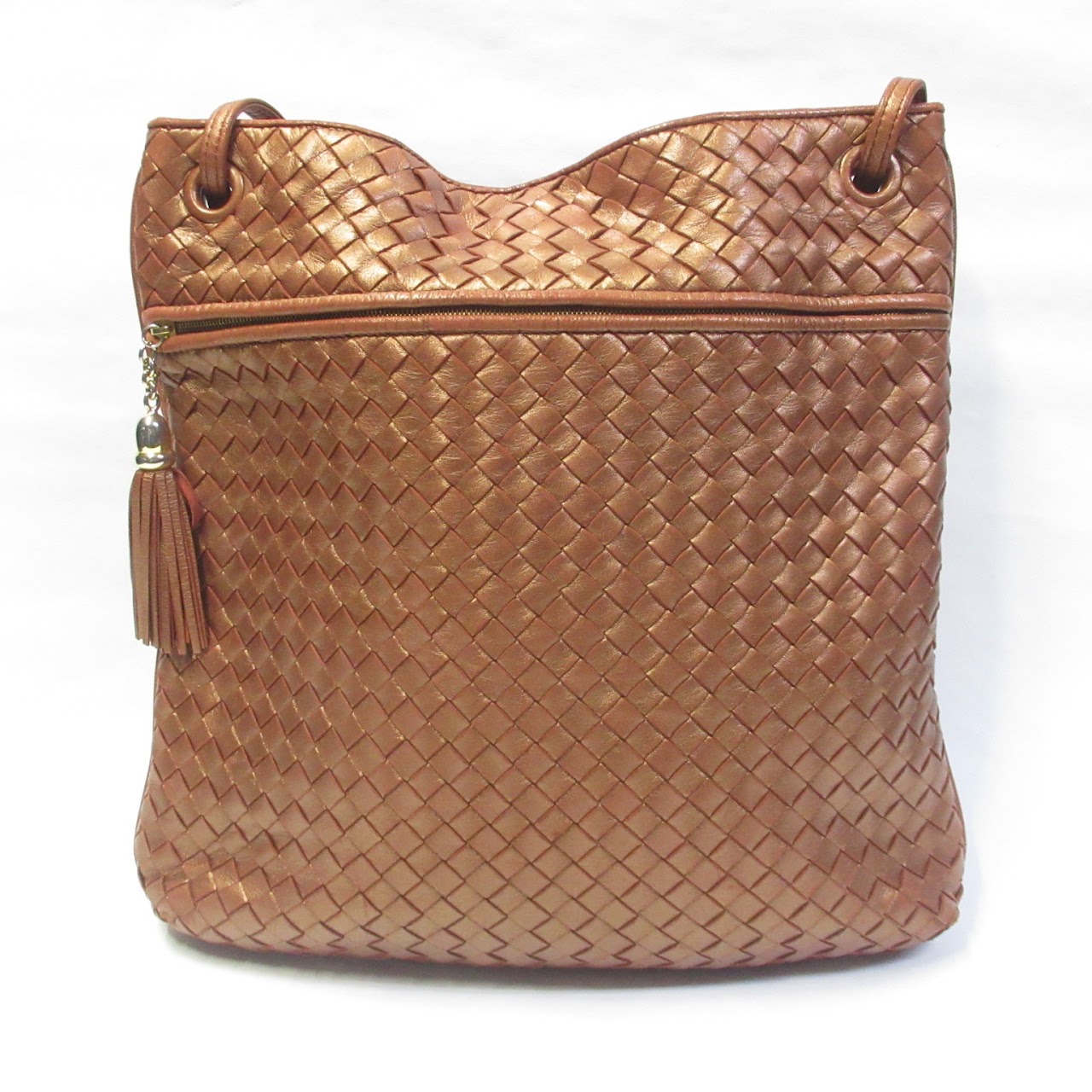 Bottega Veneta Intrecciato Leather Shoulder Bag