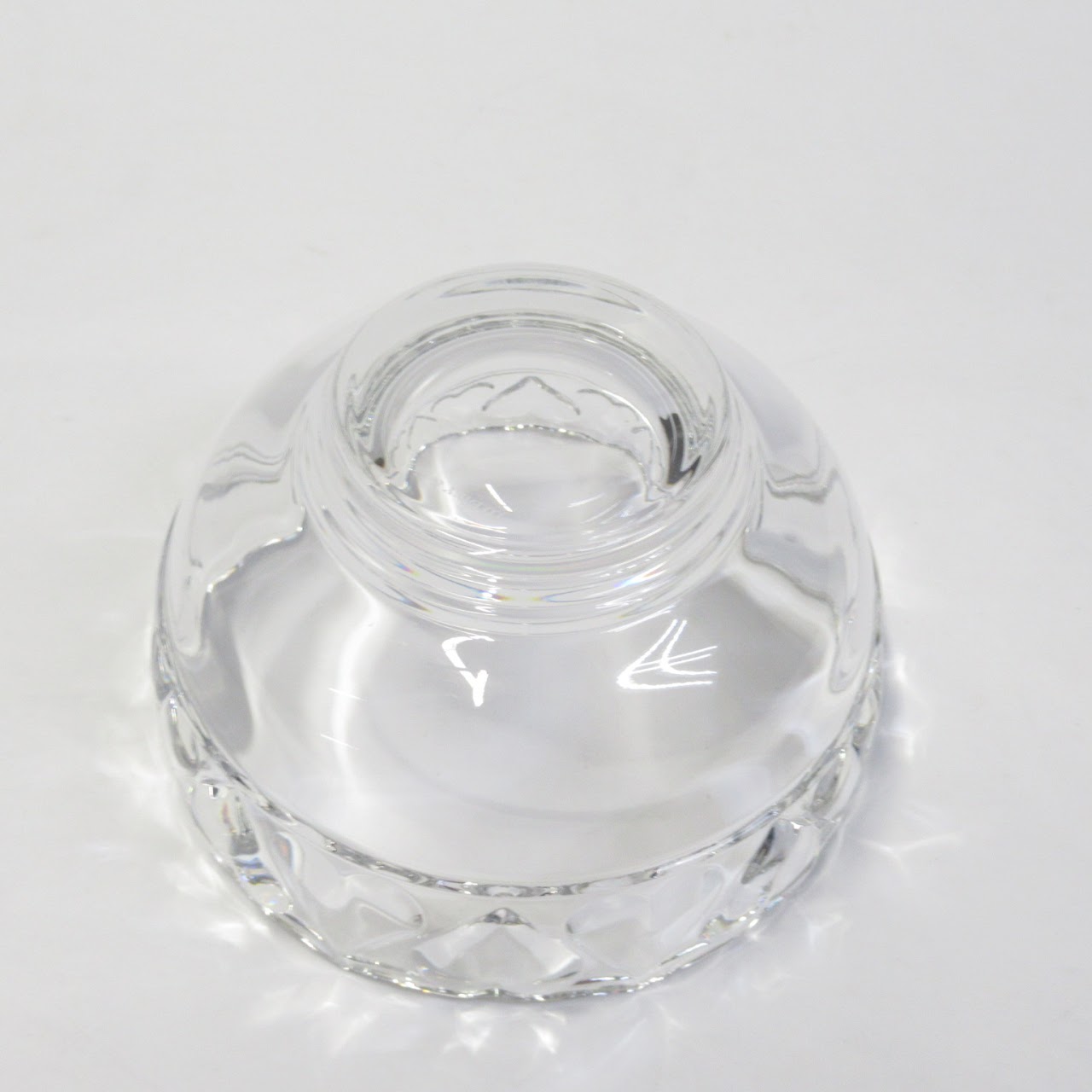 Tiffany & Co. Crystal Heart Rim Bowl