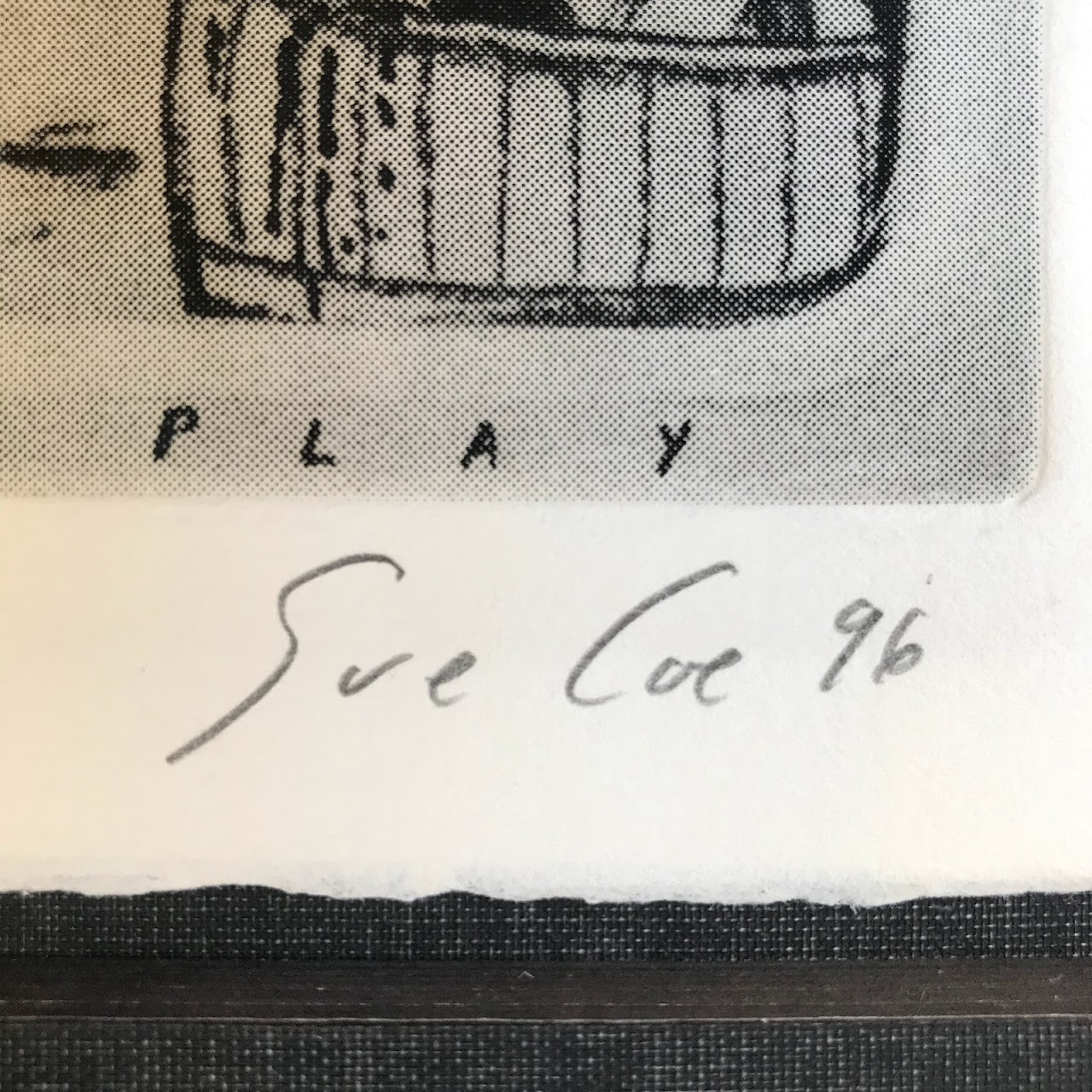 Sue Coe Signed Photo-Etching