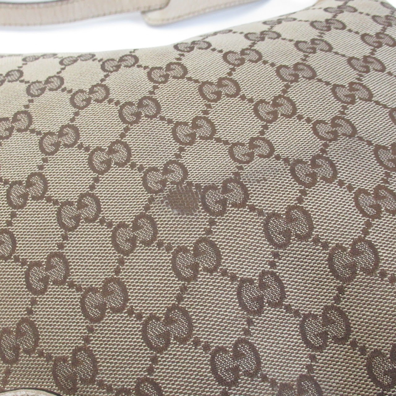 Gucci Monogram Canvas Hobo Bag