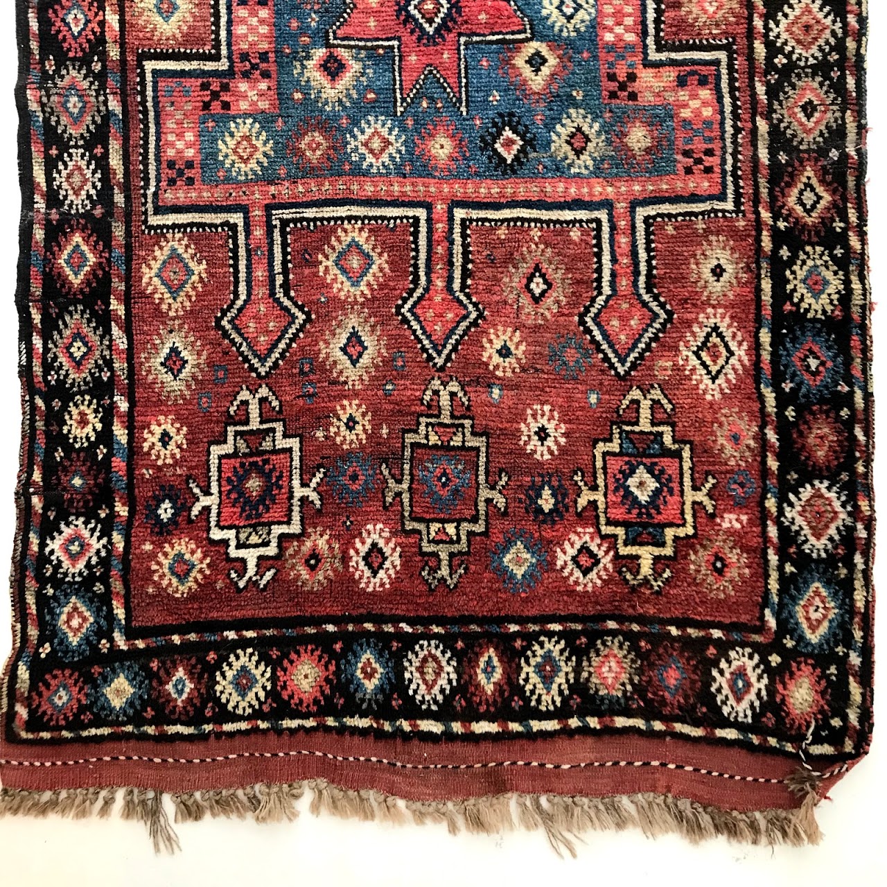 Wool Tribal Small Area Rug