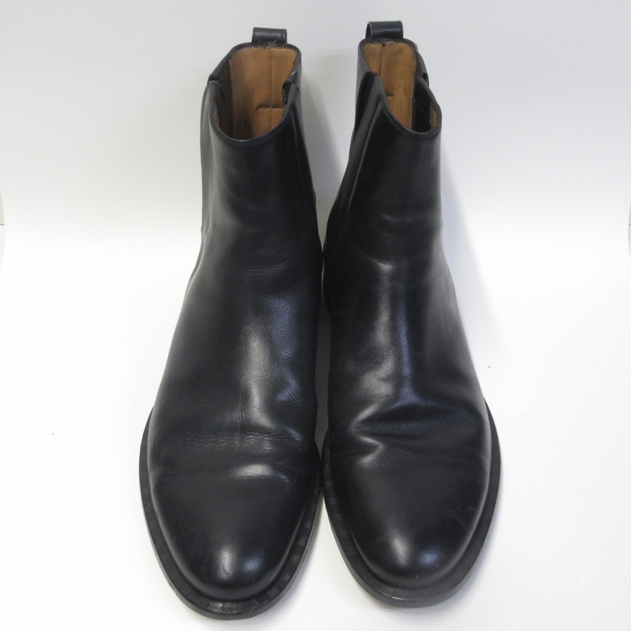 Louis Vuitton Black Leather Chelsea Boots