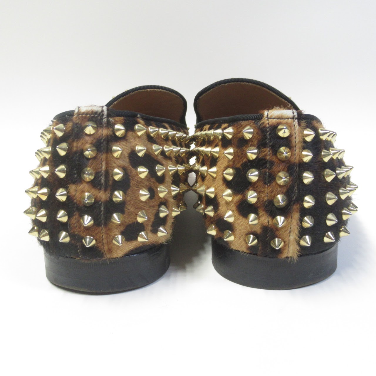 Christian Louboutin Studded Hide Loafers