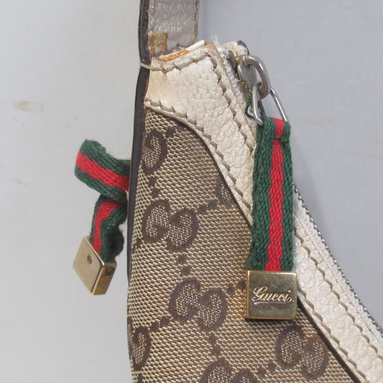 Gucci Monogram Canvas Hobo Bag