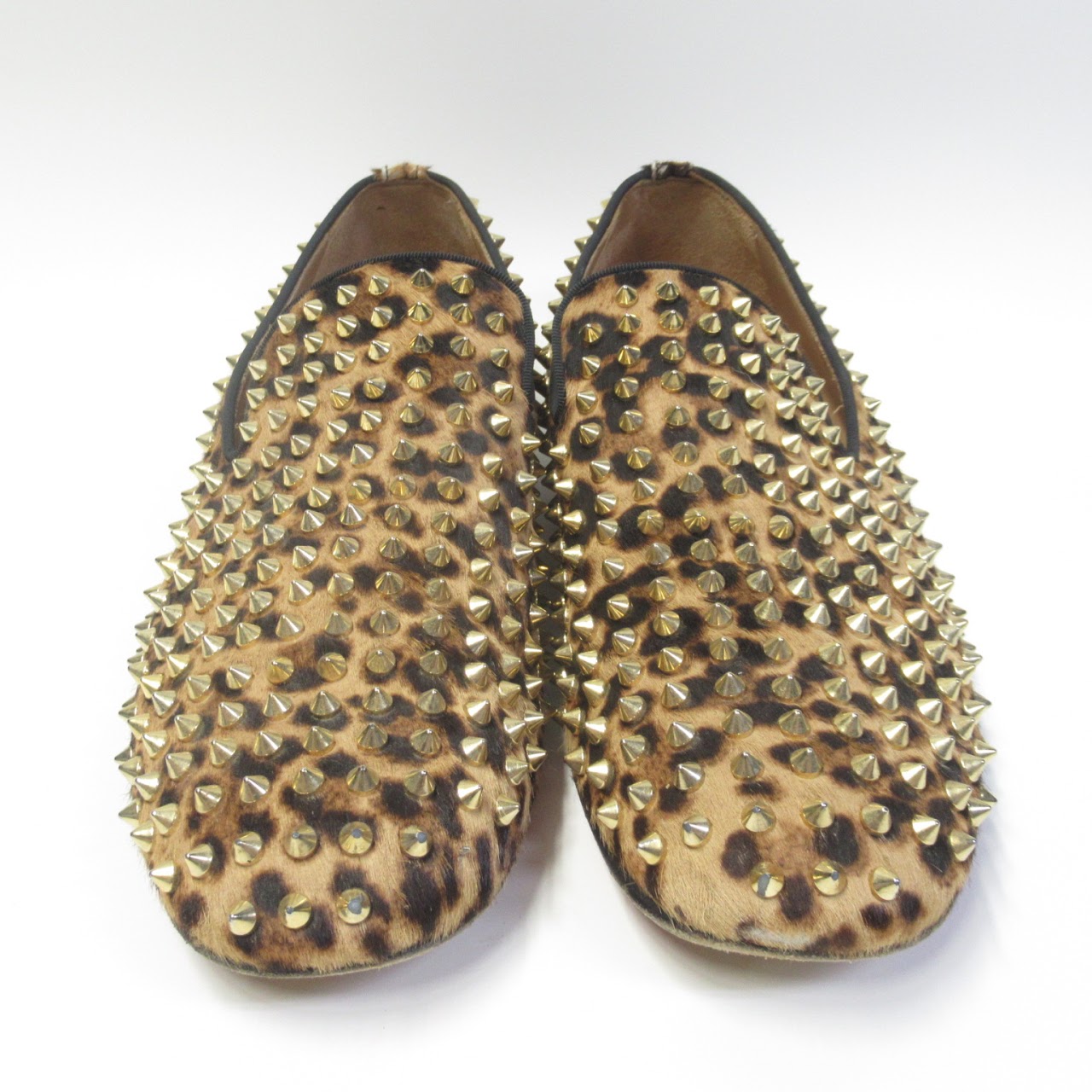 Christian Louboutin Studded Hide Loafers