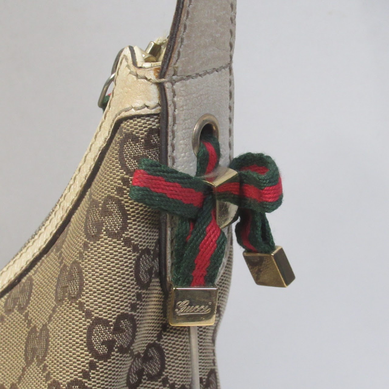 Gucci Monogram Canvas Hobo Bag