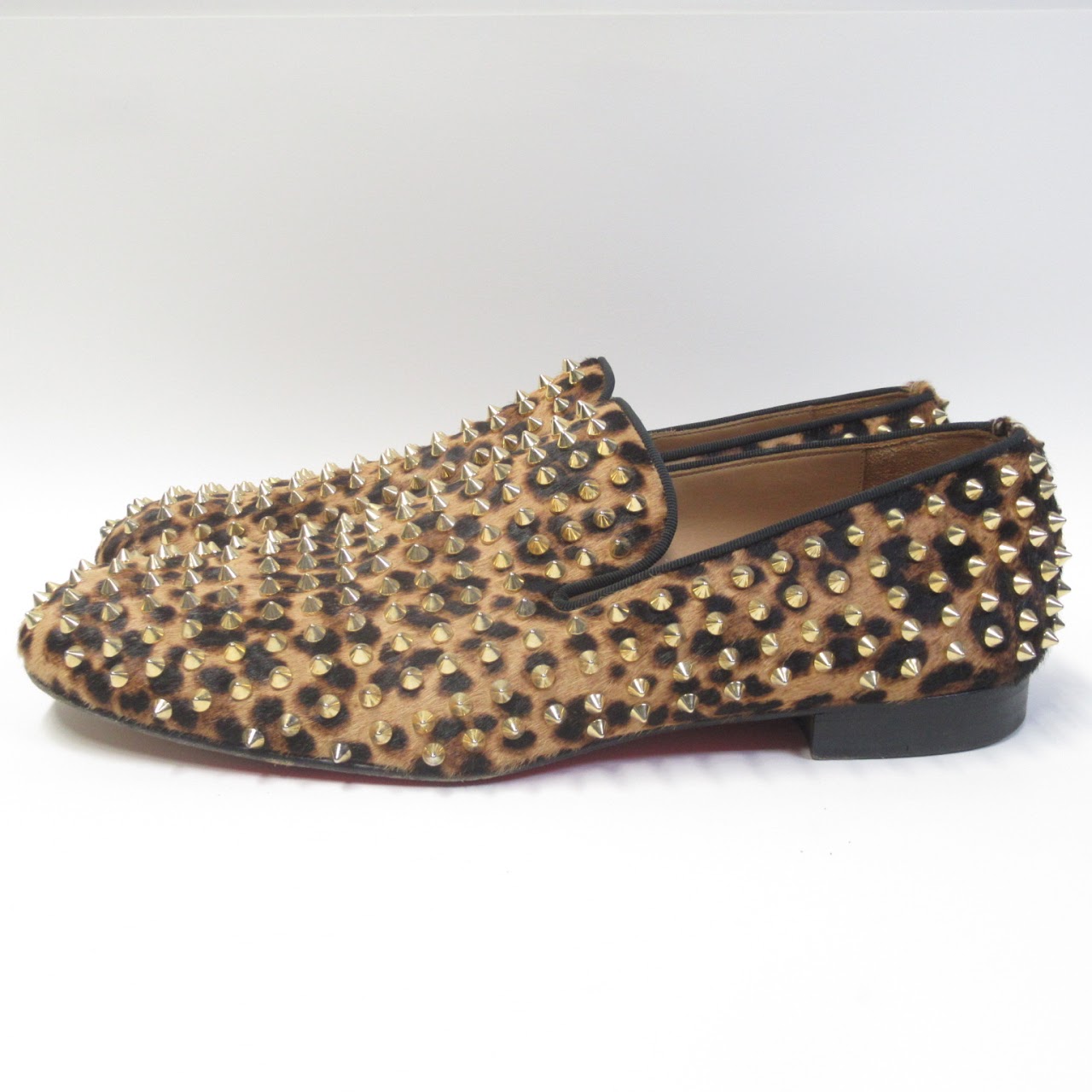 Christian Louboutin Studded Hide Loafers