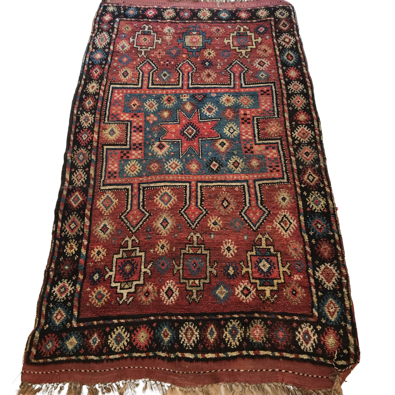 Wool Tribal Small Area Rug