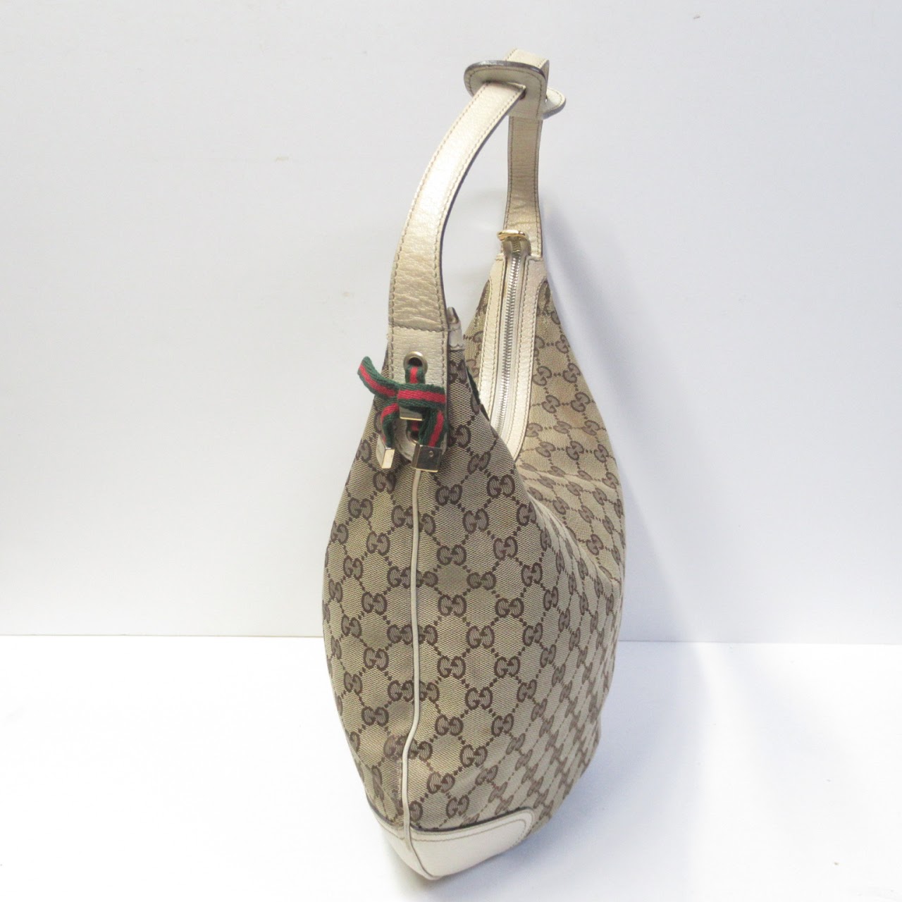 Gucci Monogram Canvas Hobo Bag