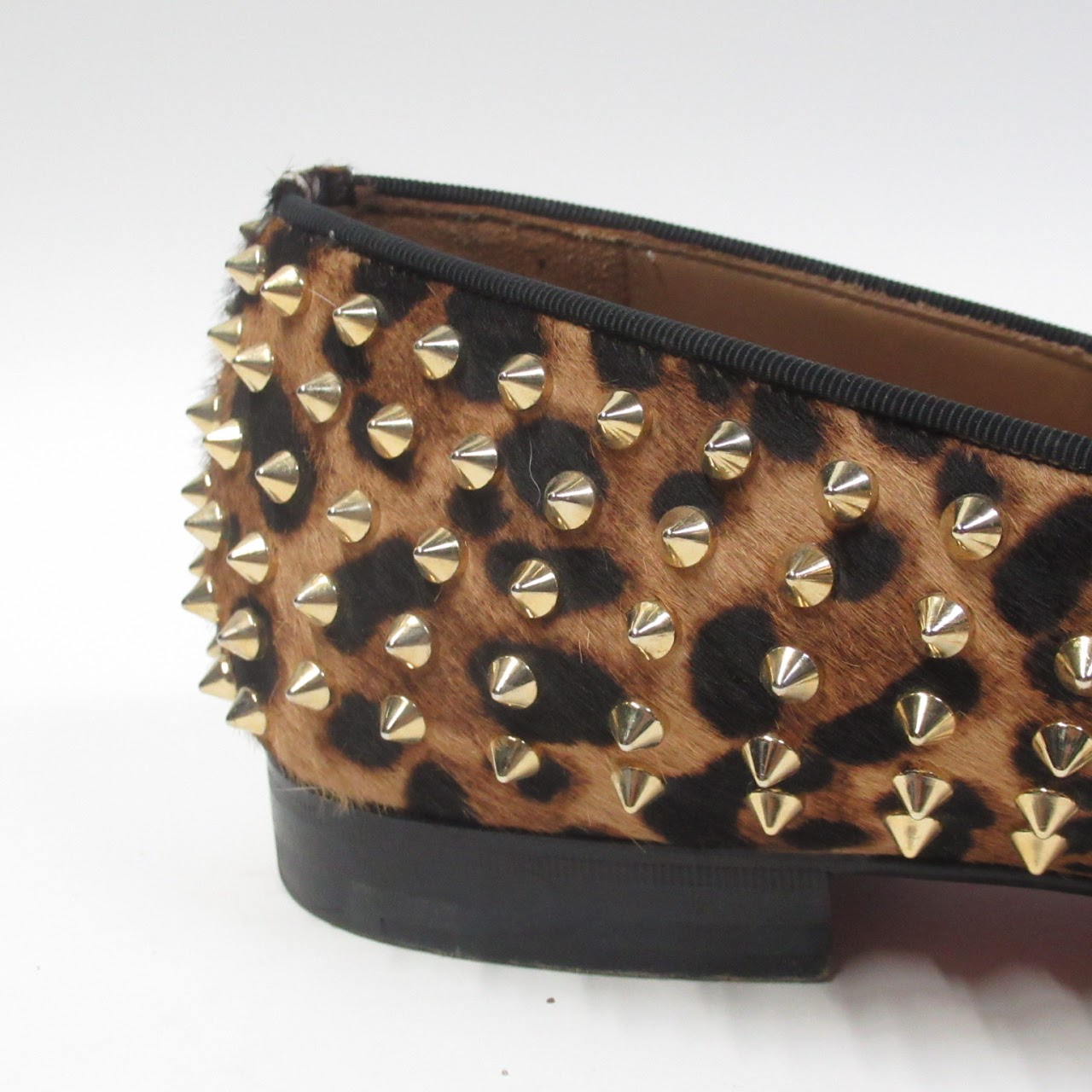 Christian Louboutin Studded Hide Loafers