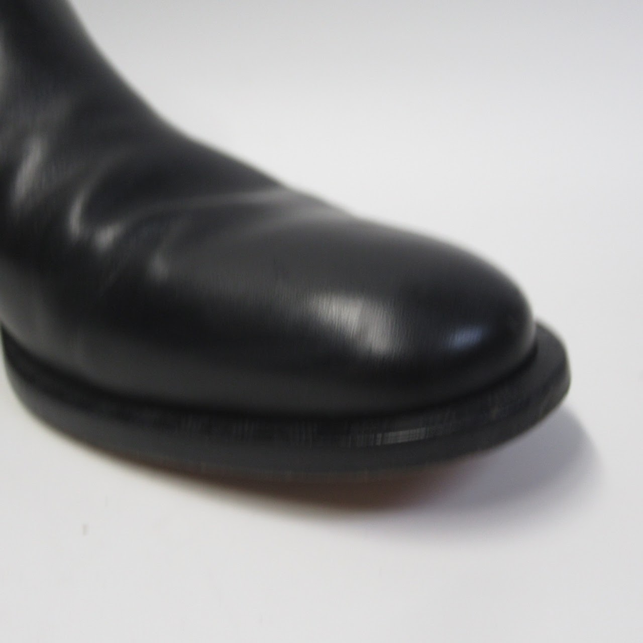 Louis Vuitton Black Leather Chelsea Boots