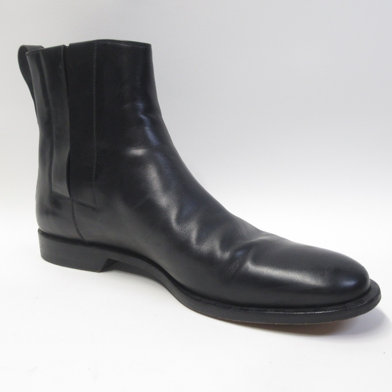 Louis Vuitton Black Leather Chelsea Boots