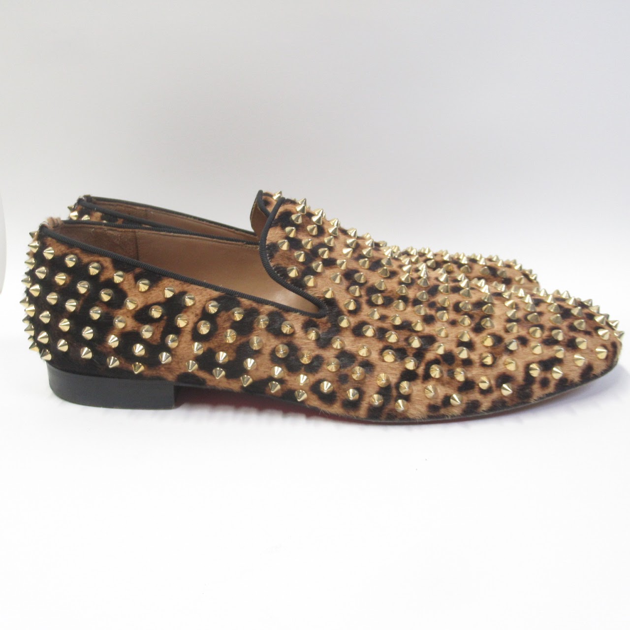 Christian Louboutin Studded Hide Loafers