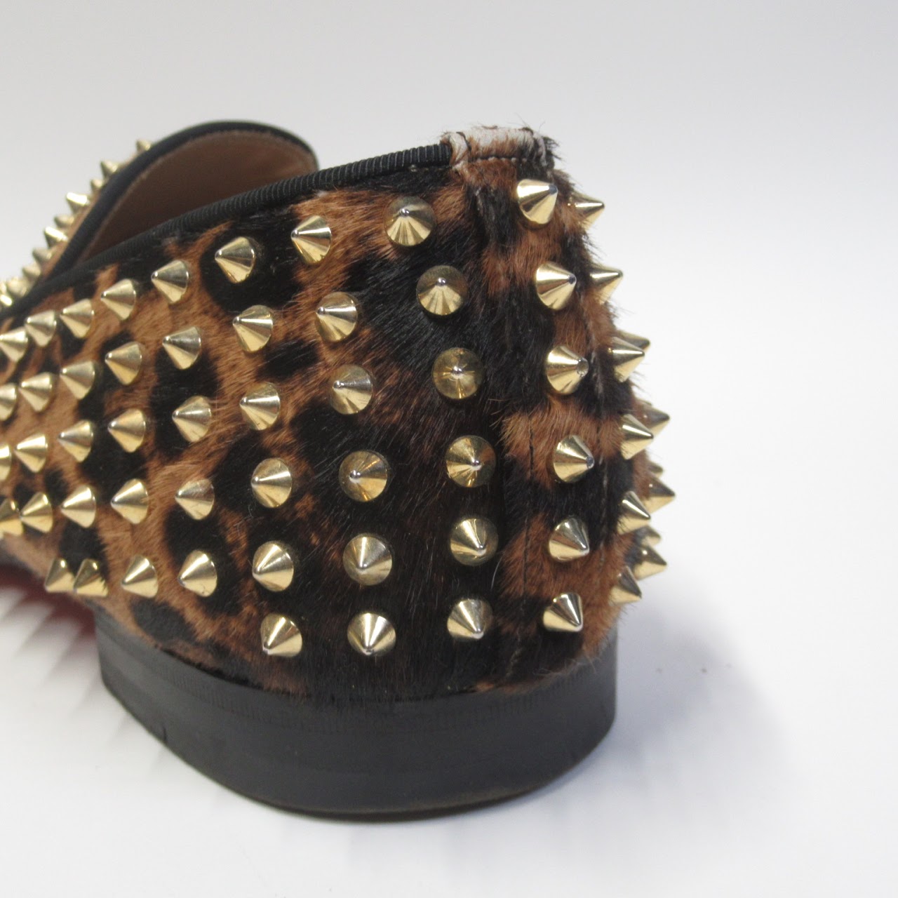 Christian Louboutin Studded Hide Loafers