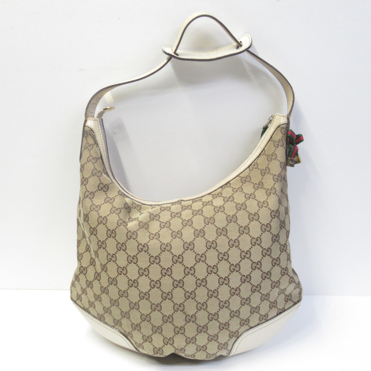 Gucci Monogram Canvas Hobo Bag