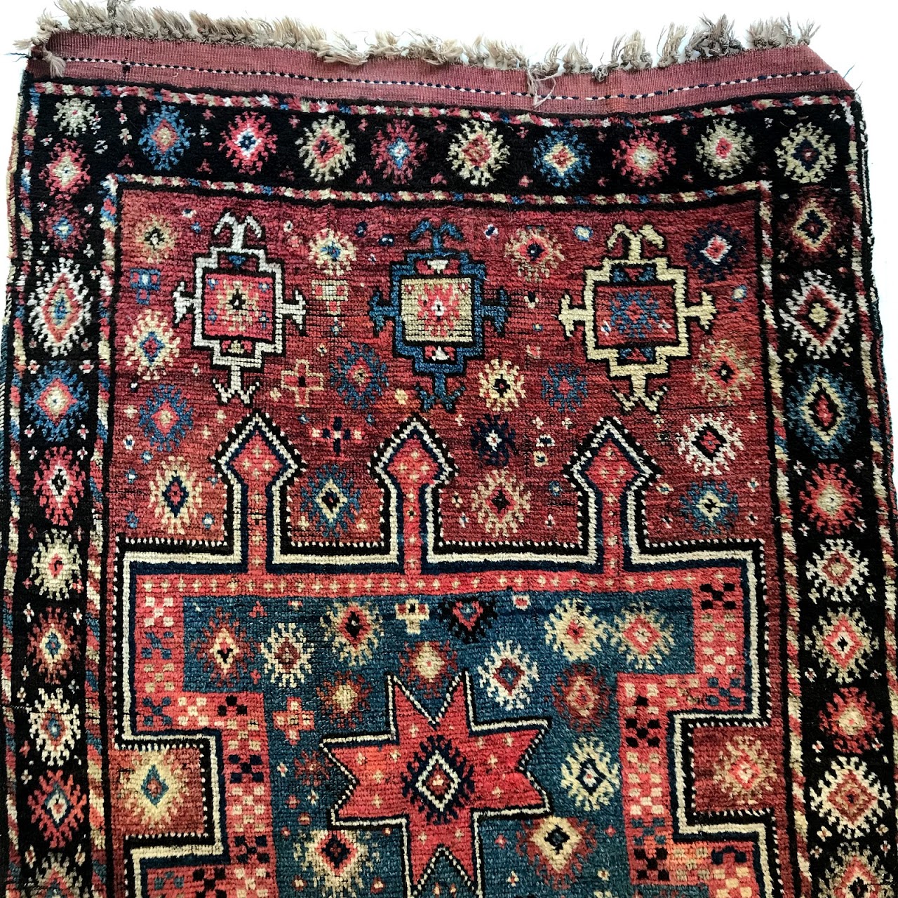 Wool Tribal Small Area Rug