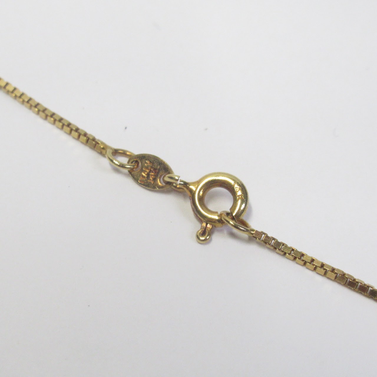 14K Gold and Diamond Heart Pendant Necklace