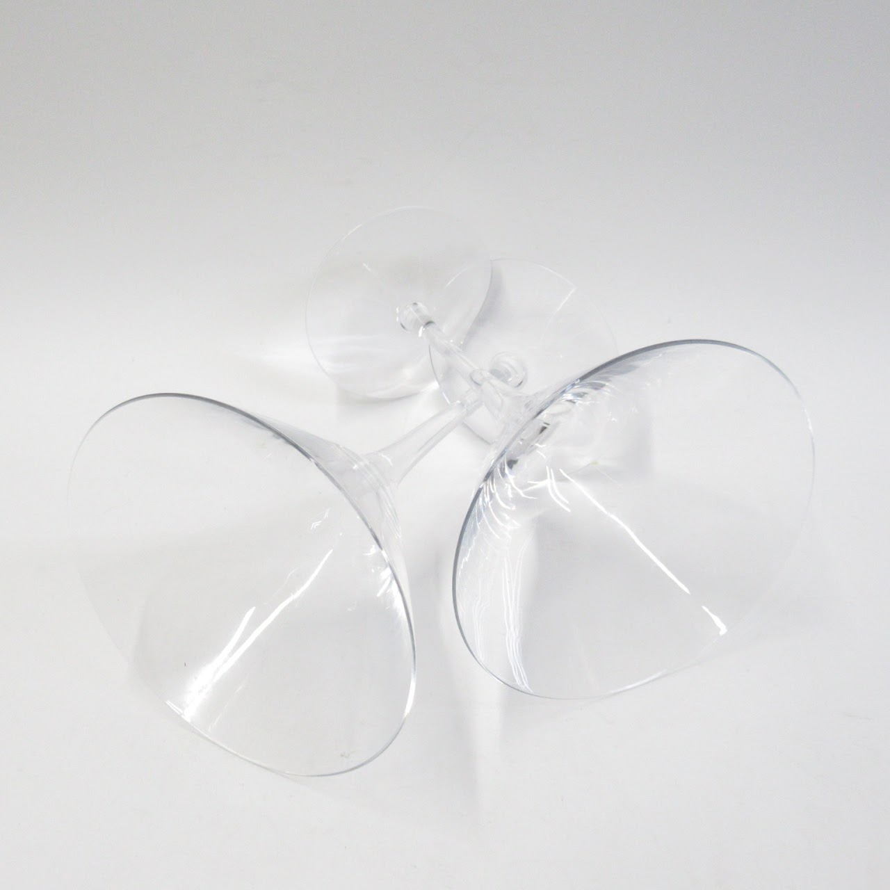 Tiffany & Co. Crystal Martini Glass Pair