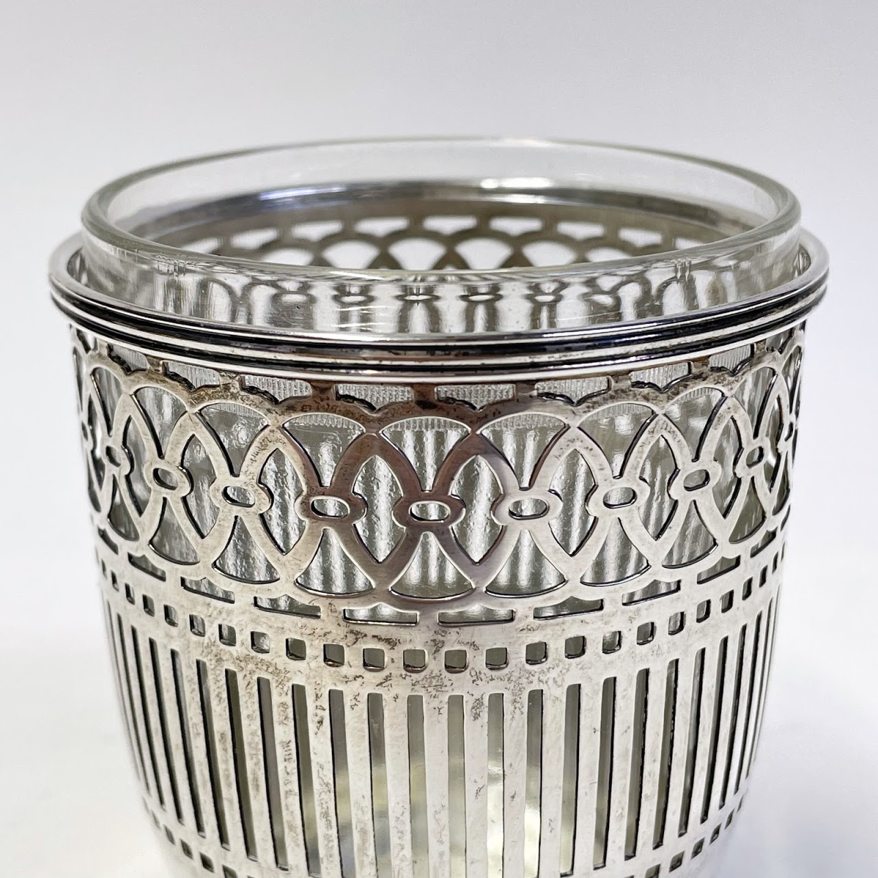 Sterling Silver and Glass Small Tumbler