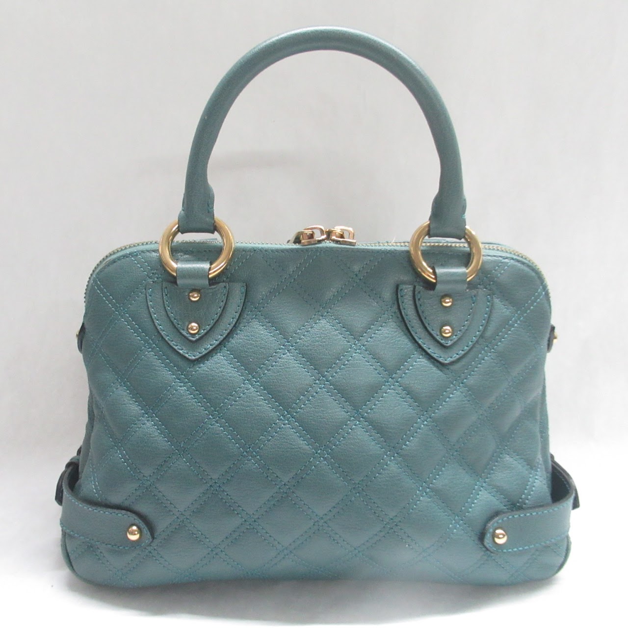 Marc Jacobs Teal Quilted Handbag