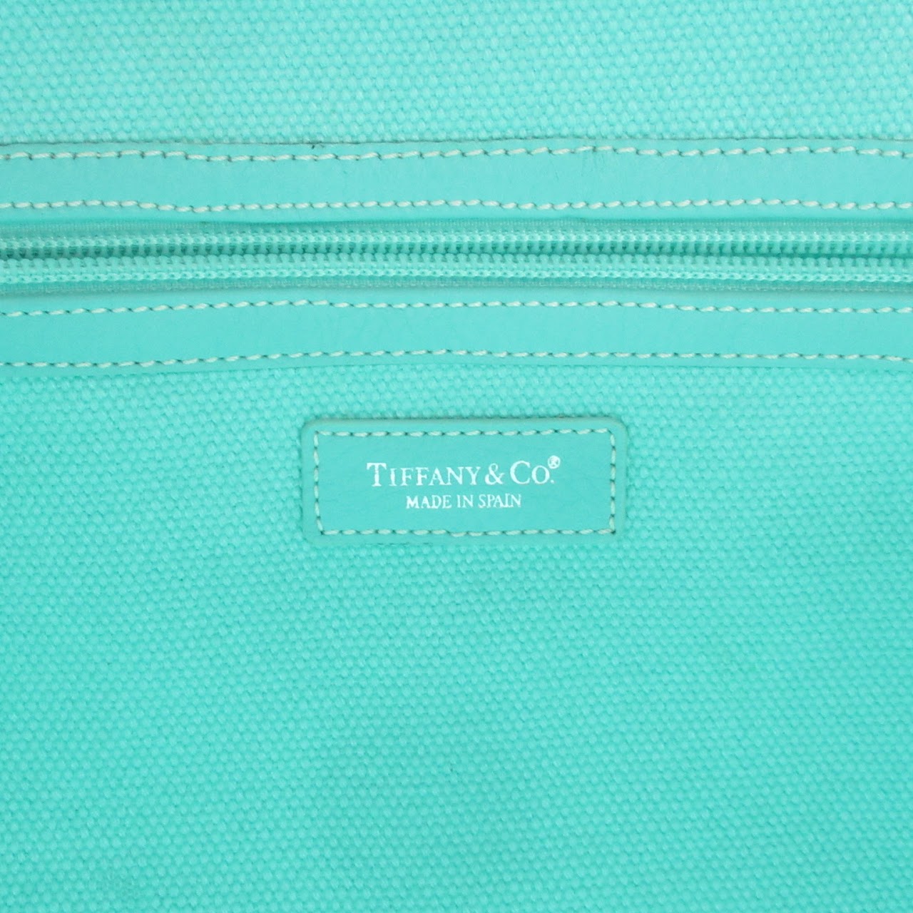 Tiffany & Co. Tiffany Blue Canvas Tote