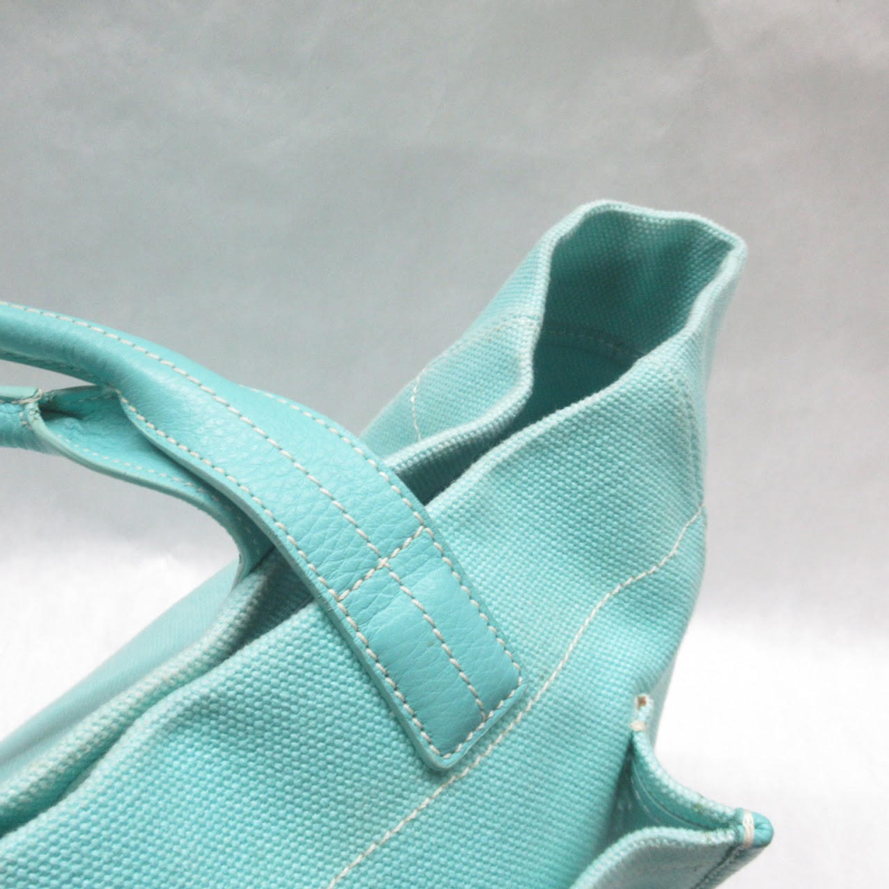 Tiffany & Co. Tiffany Blue Canvas Tote