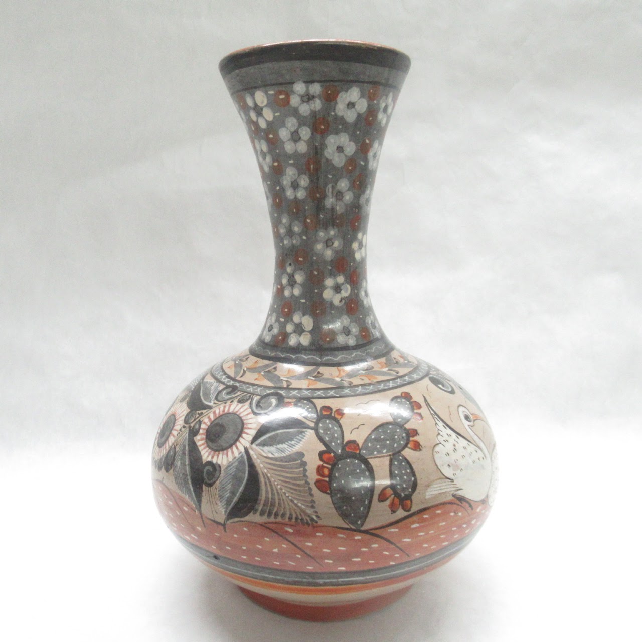 Tlaquepaque Fantasia Pottery Vase