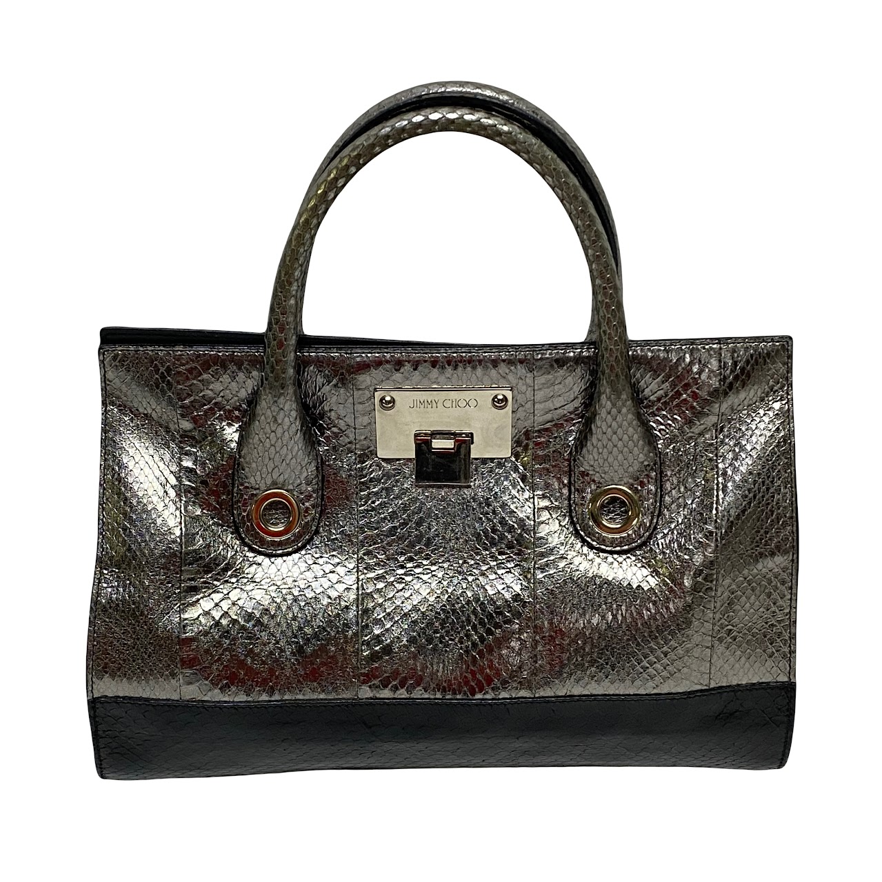 Jimmy Choo Metallic Leather Handbag