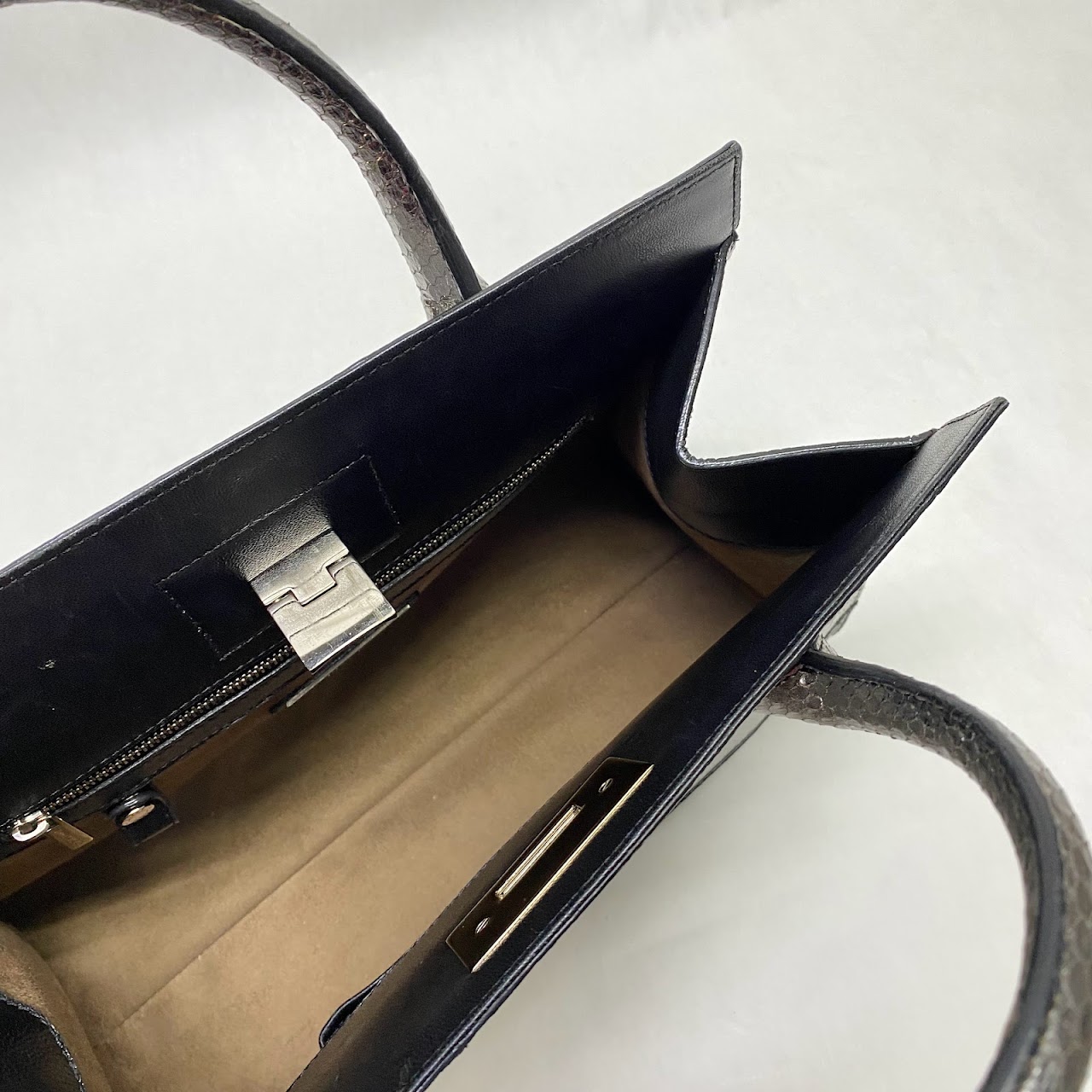 Jimmy Choo Metallic Leather Handbag