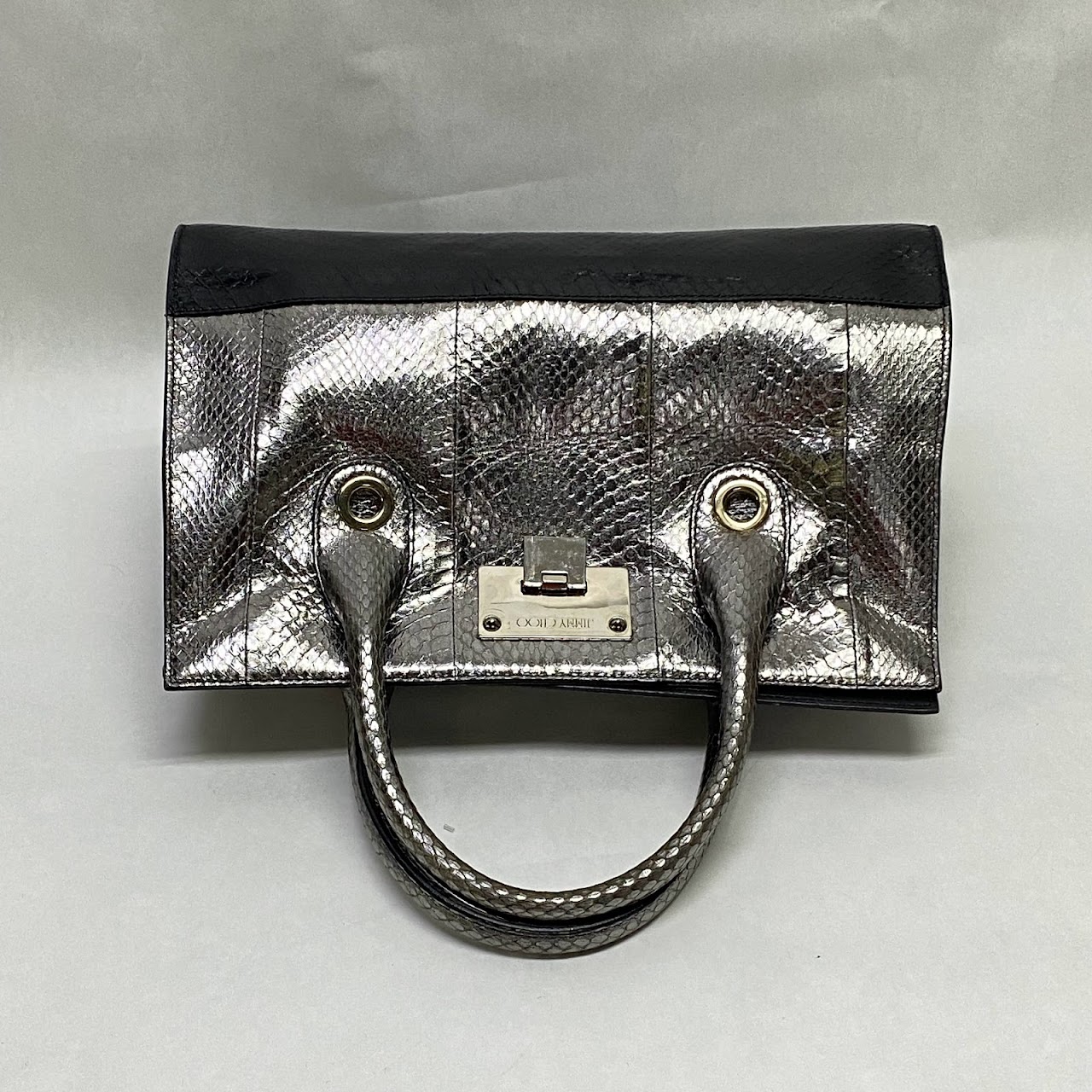 Jimmy Choo Metallic Leather Handbag