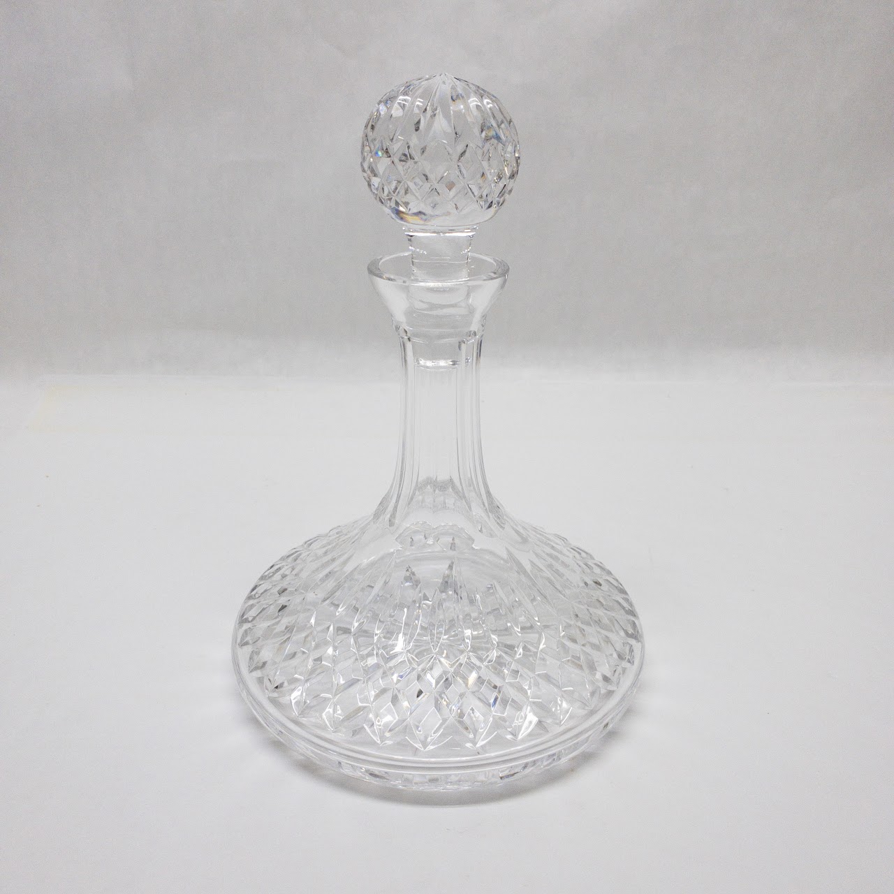 Cut Crystal Ships Decanter