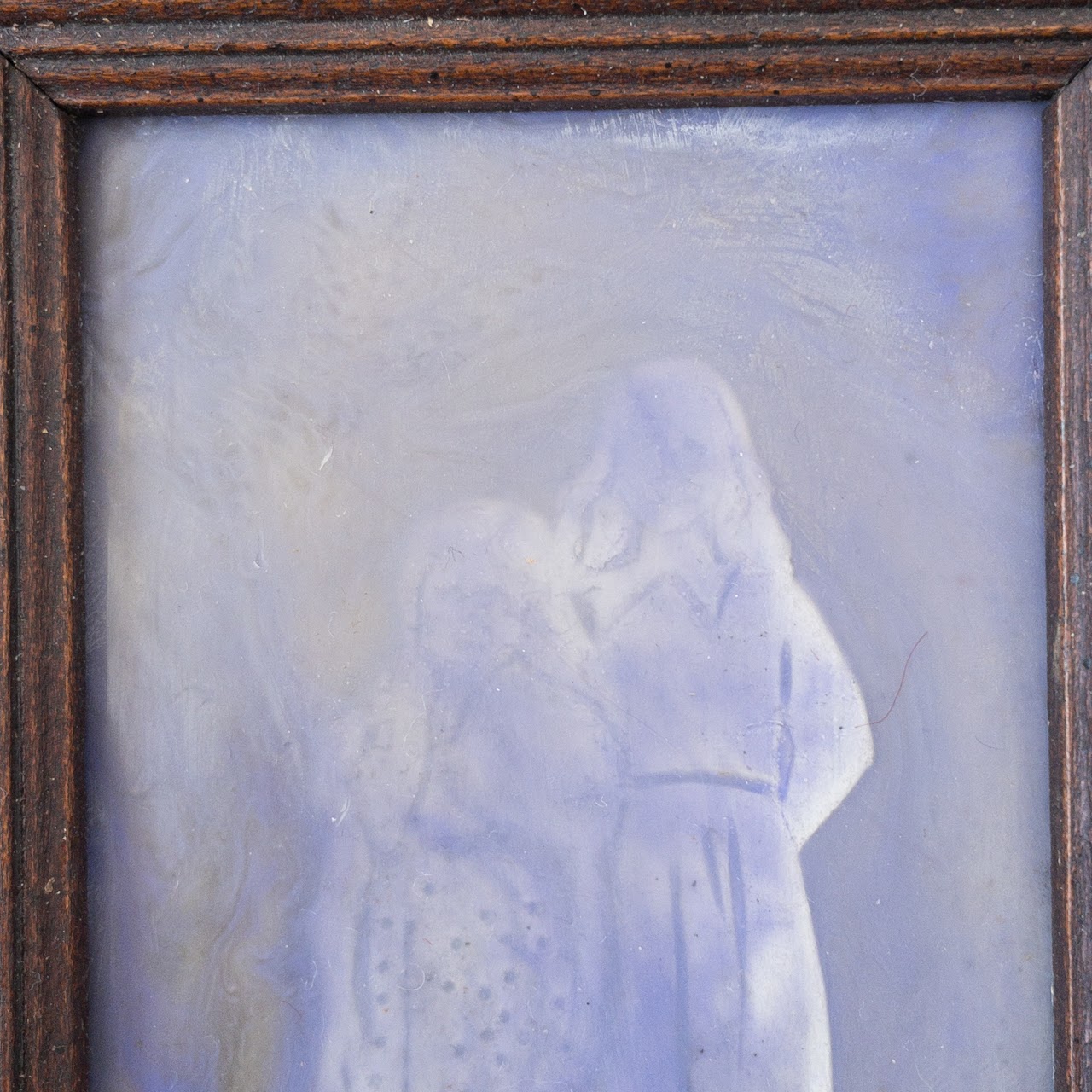 Miniature Signed Encaustic Painting