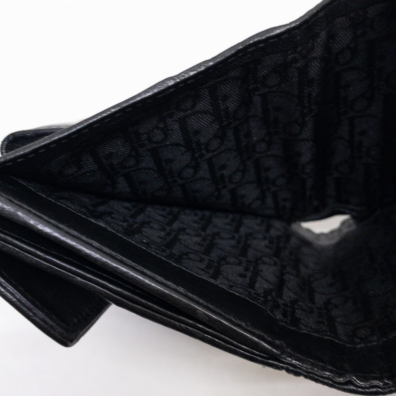 Christian Dior Quilted Leather Wallet