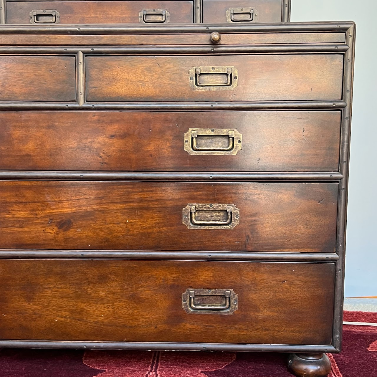 Campaign-Style 8-Drawer Dresser