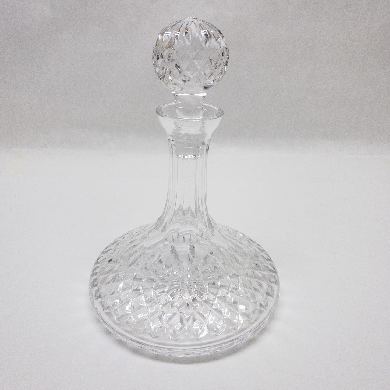 Cut Crystal Ships Decanter