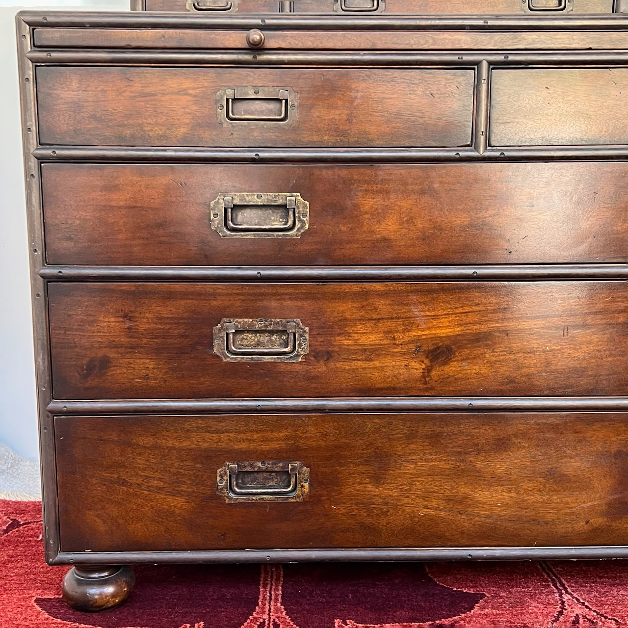 Campaign-Style 8-Drawer Dresser