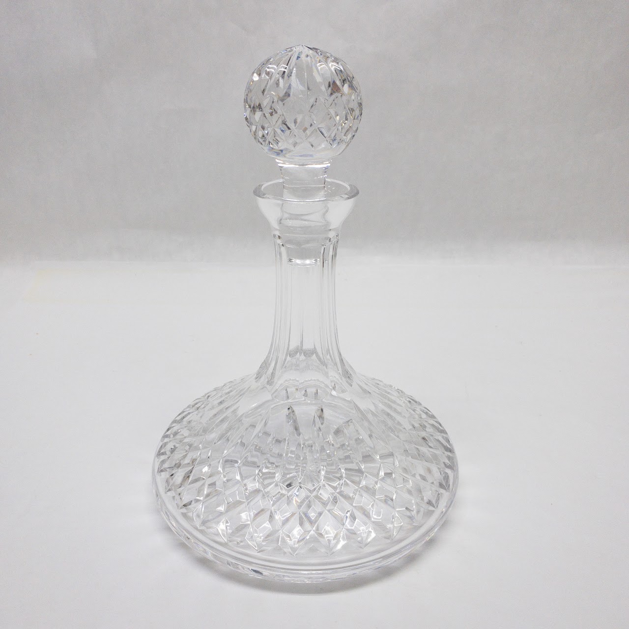 Cut Crystal Ships Decanter