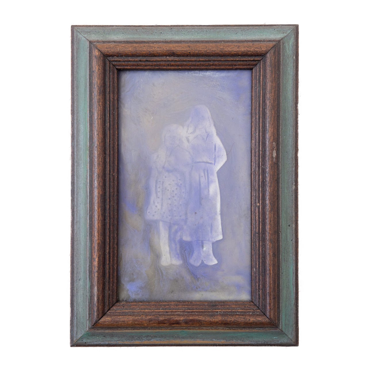 Miniature Signed Encaustic Painting