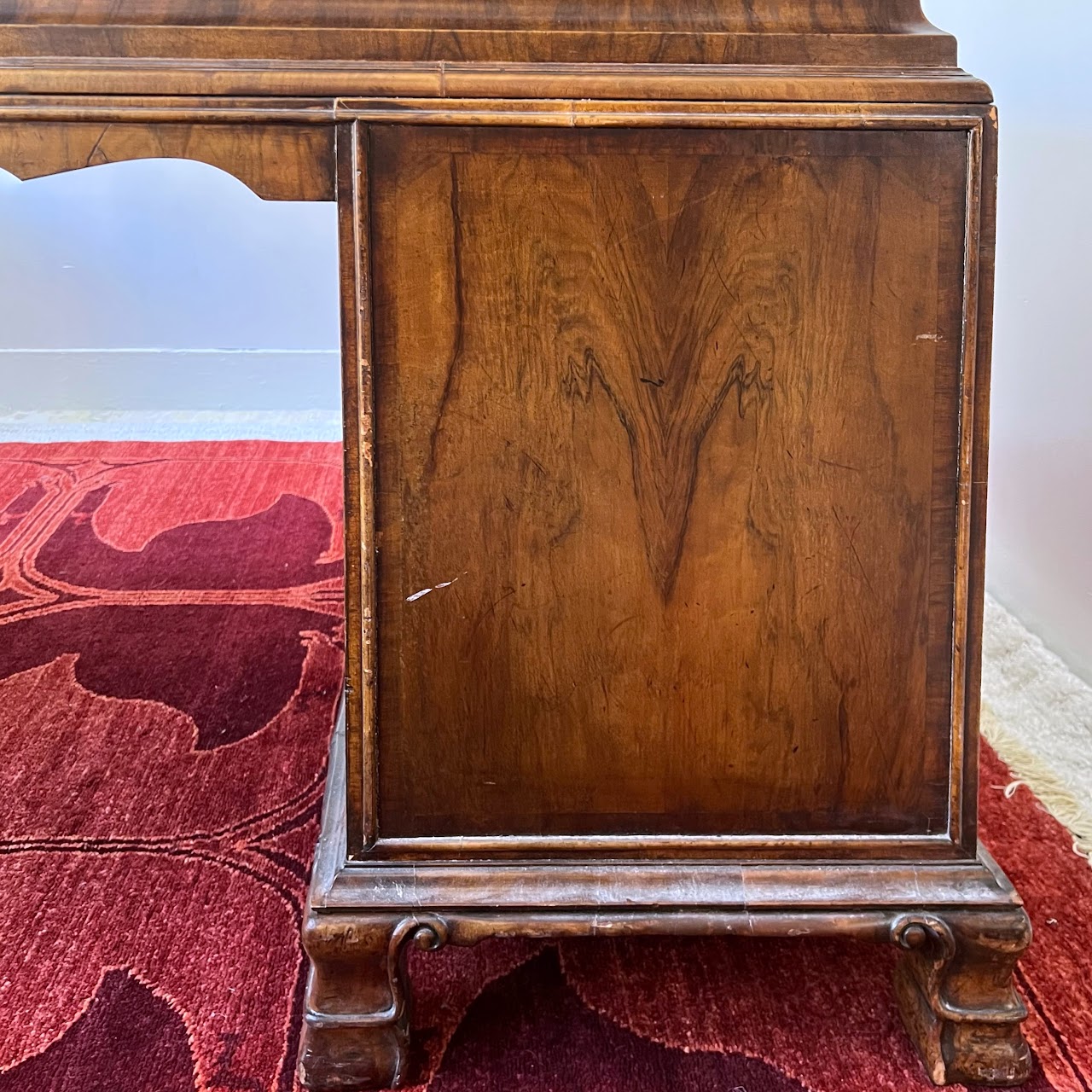 Vintage Leather-Top Writing Desk