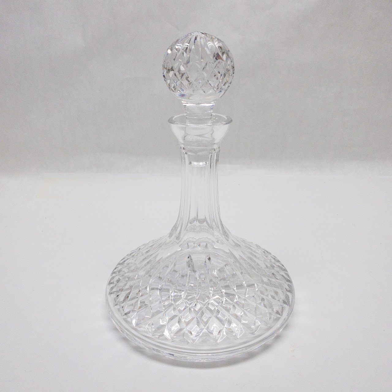 Cut Crystal Ships Decanter