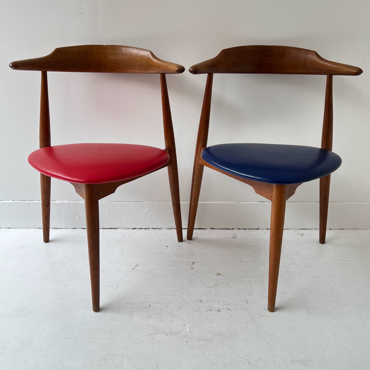 Hans Wegner for Fritz Hansen Heart Chair Set of Four