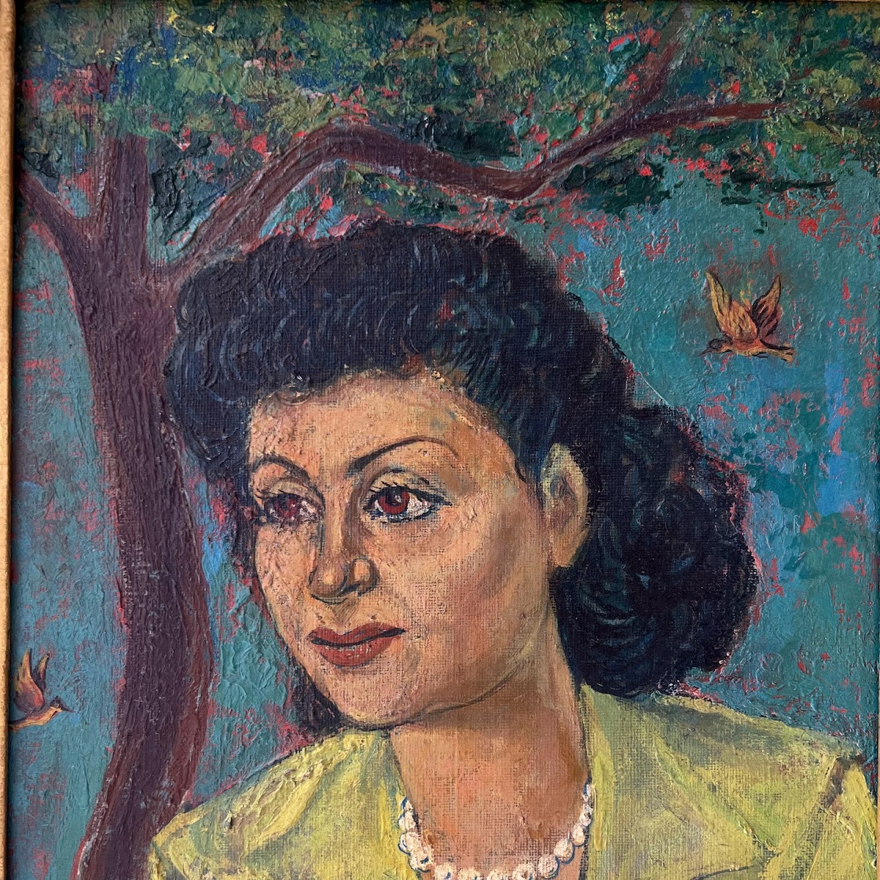 Sternberg Signed Mid-Century Oil Portrait Painting #1