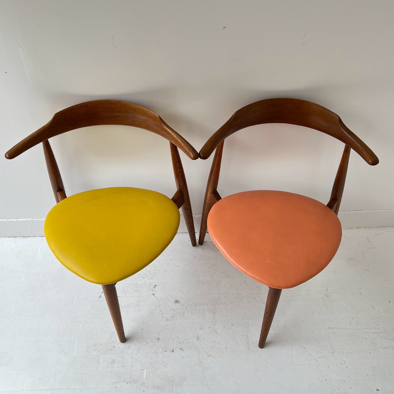 Hans Wegner for Fritz Hansen Heart Chair Set of Four