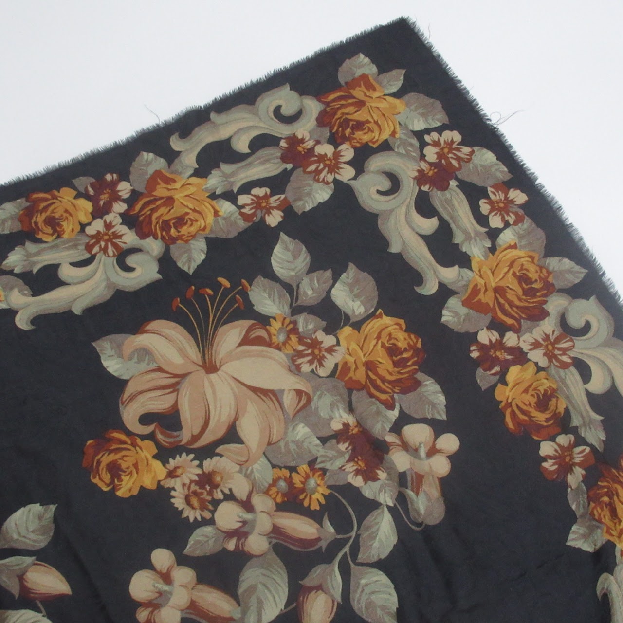 Bottega Veneta Oversized Floral Scarf