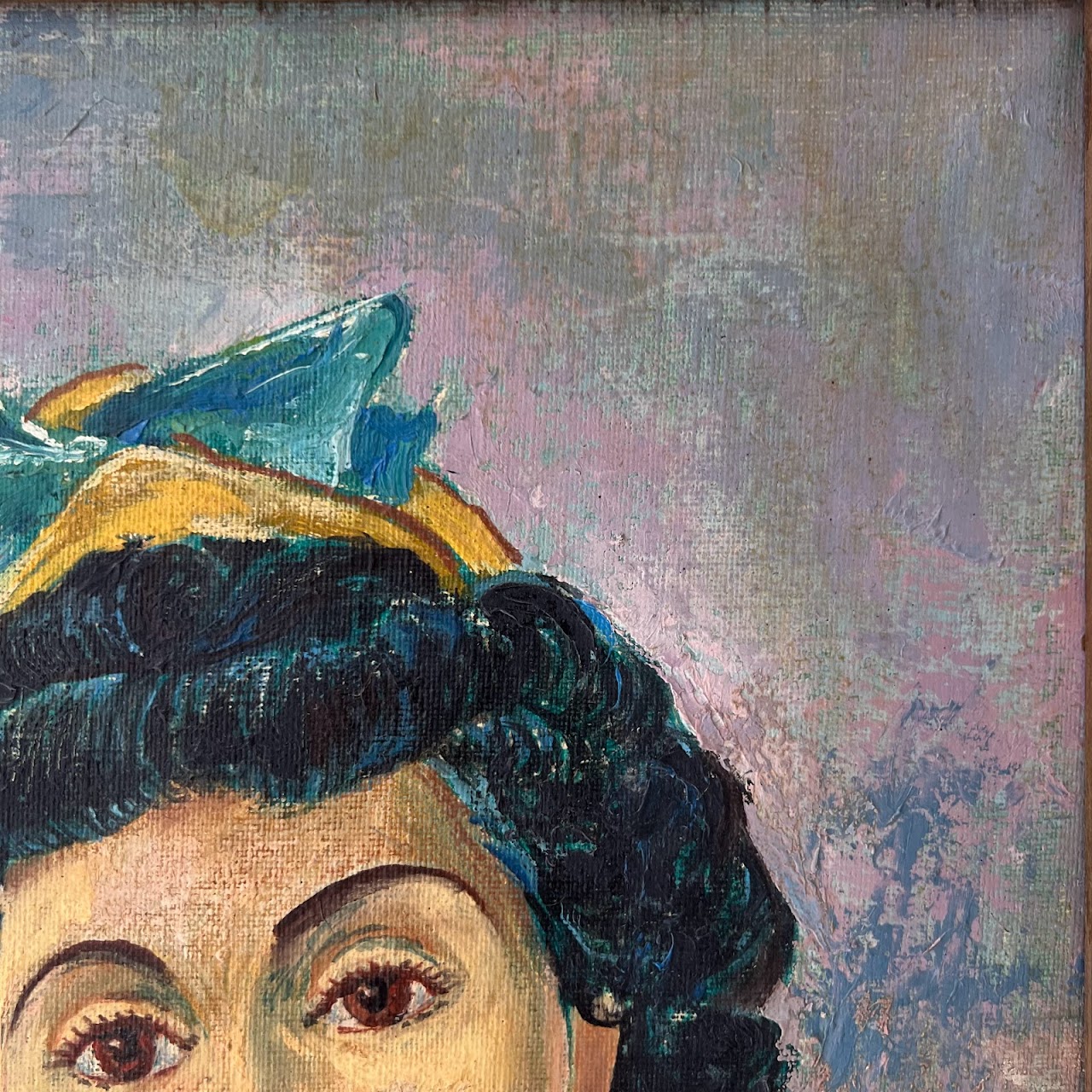 Sternberg Signed Mid-Century Oil Portrait Painting #2