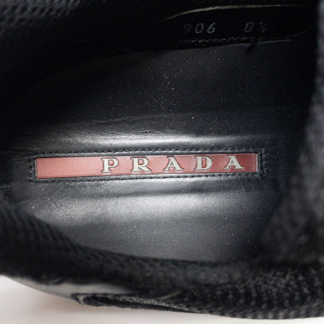 Prada Nylon & Leather Sneakers