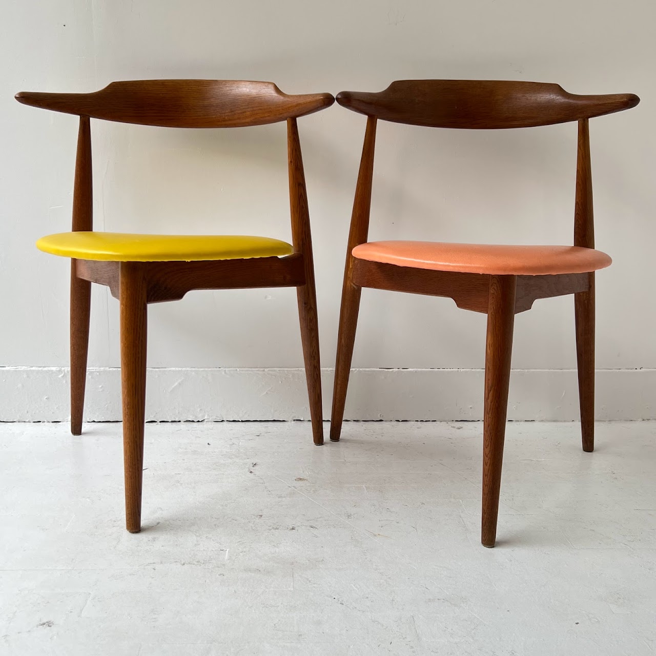 Hans Wegner for Fritz Hansen Heart Chair Set of Four