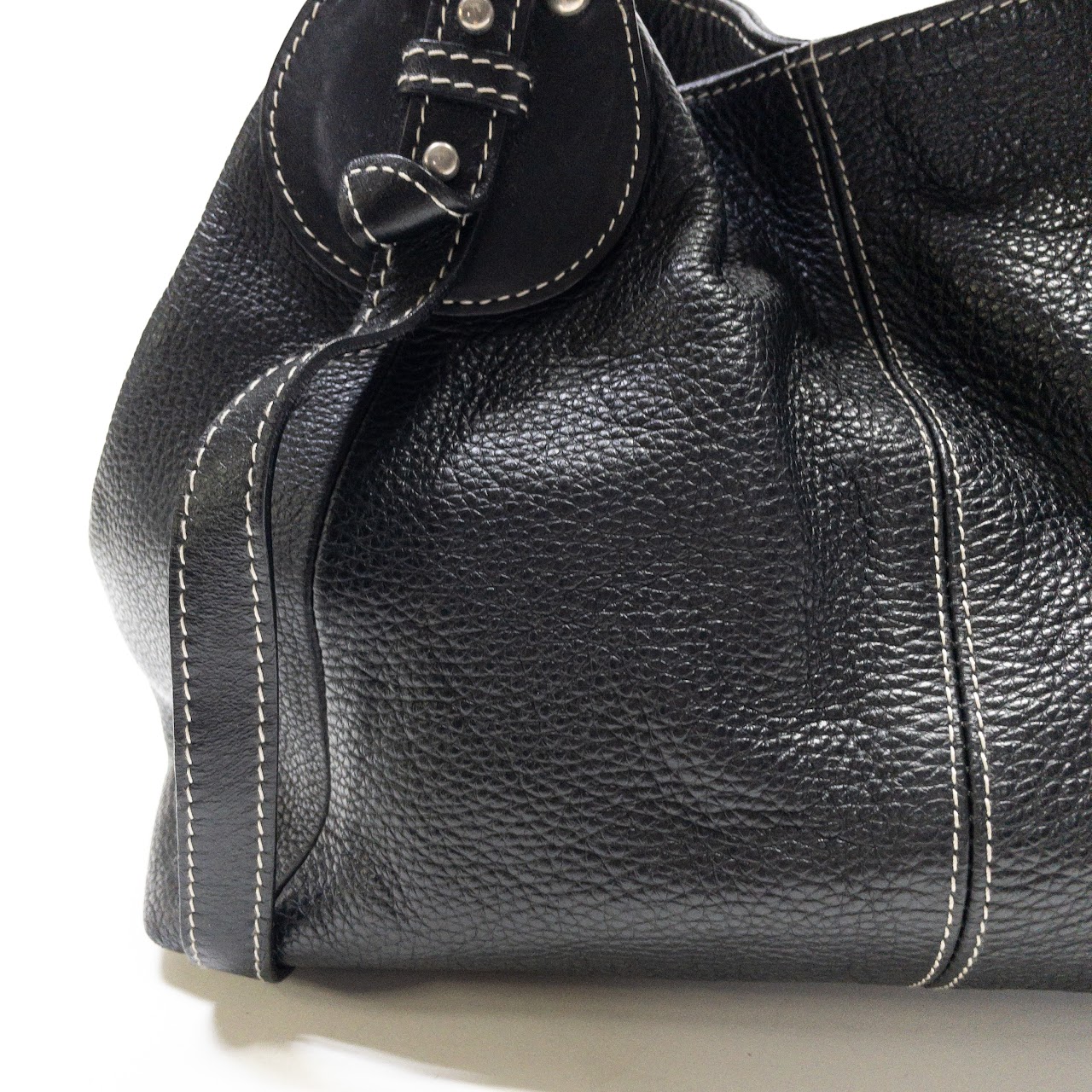 Furla Black Leather Satchel