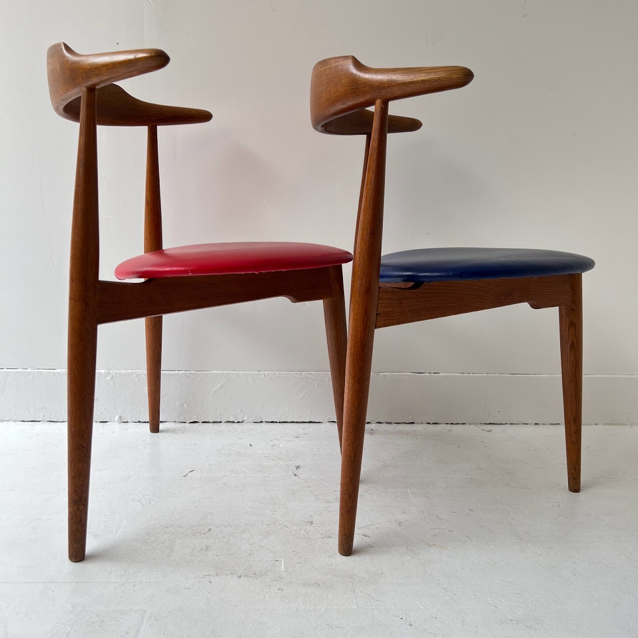 Hans Wegner for Fritz Hansen Heart Chair Set of Four